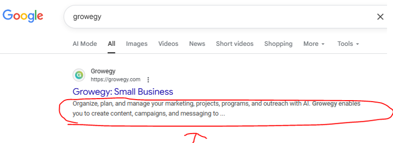 Growegy Meta Description